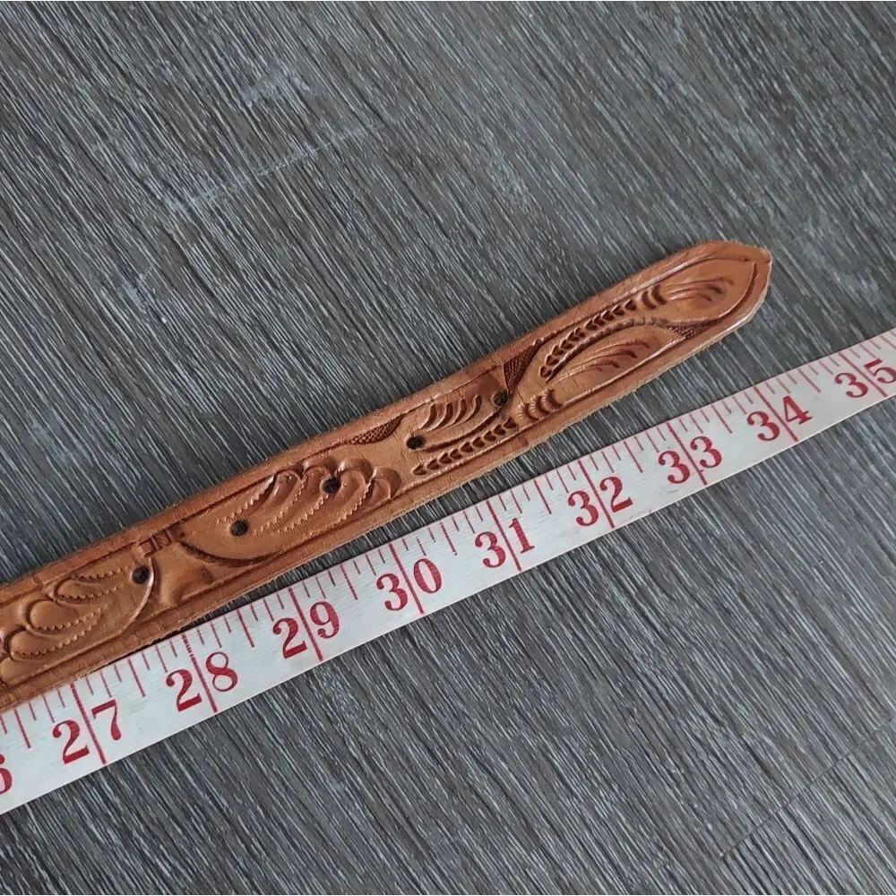 N/A tooled leather